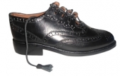 Black Gillie Brogues Shoes